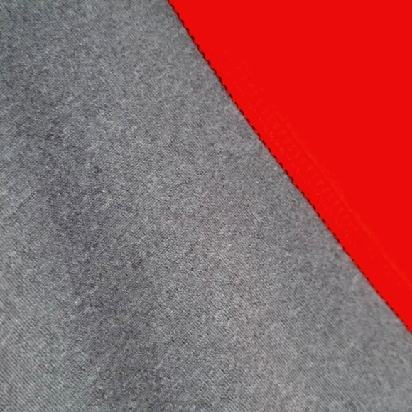 Men's CK Performance Shirt Size Large Orange-Red & Grey Short Sleeves - Picture 2 of 8